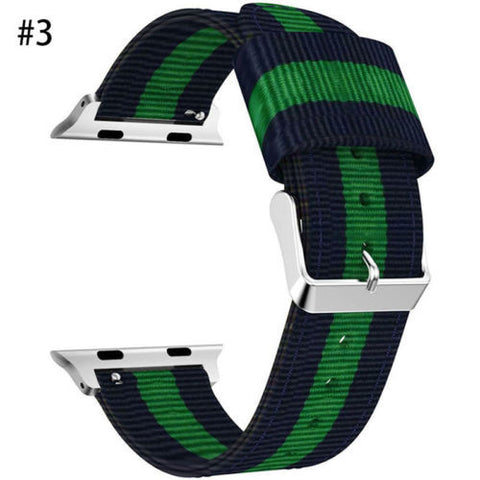 Sports Design Nylon Wrist Band Strap Bracelet For Ap Watch Series